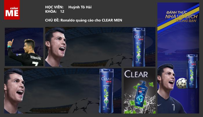 Bài cuối kỳ: Ronaldo quảng cáo cho Clear Men