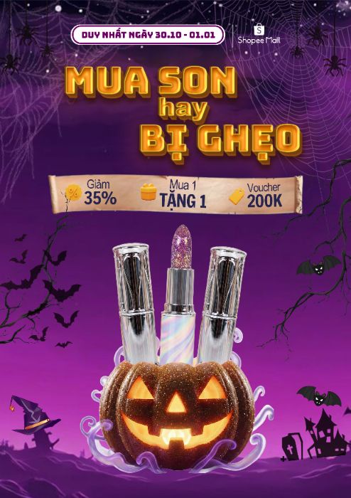 mỹ phẩm haloween