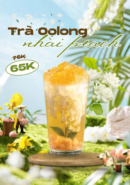 Ôlong nhài đào (peach)