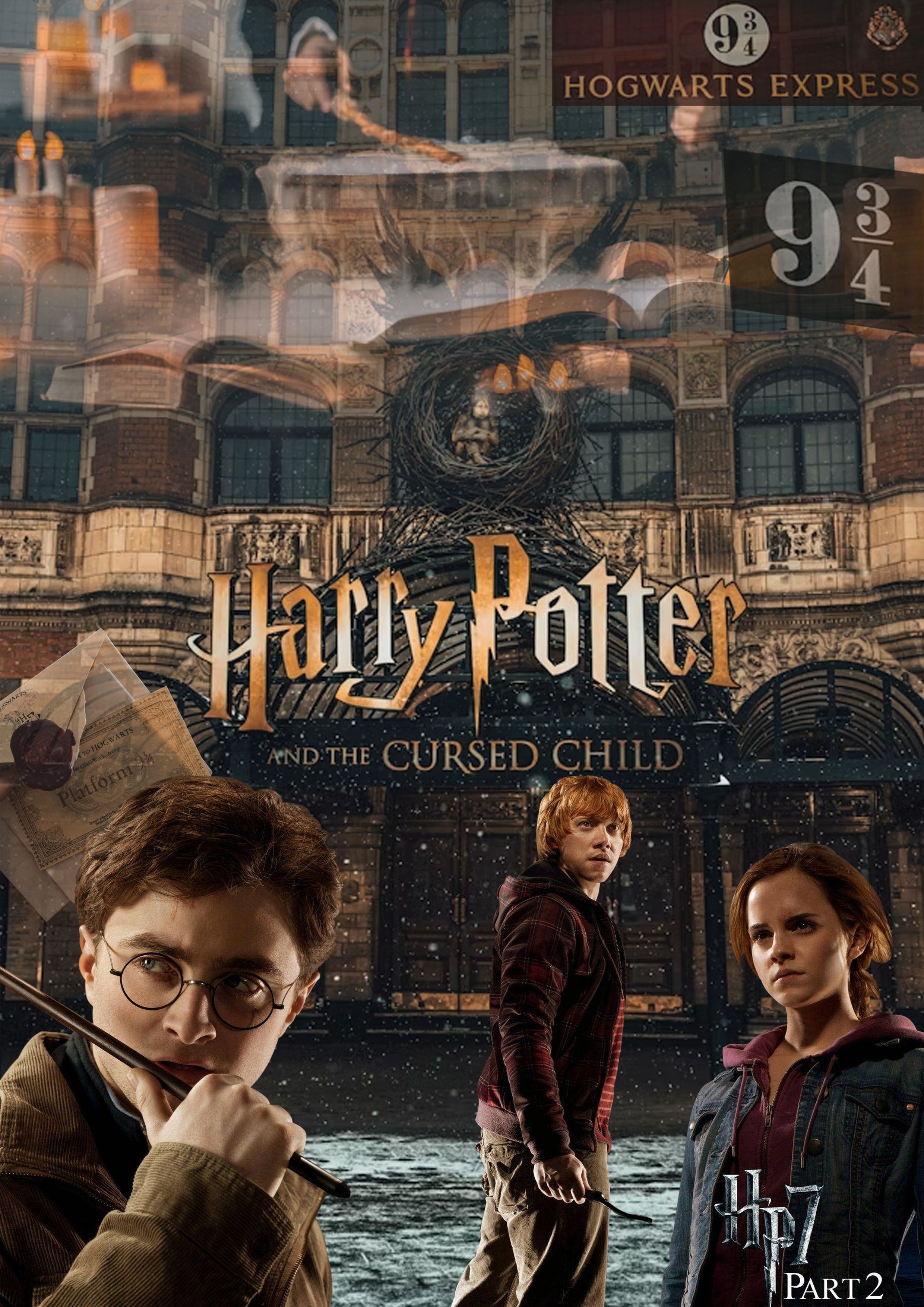 Chủ Đề 2: Collage Art - Poster Phim Harry Poster