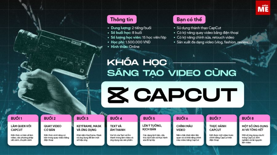 Khóa học Sáng tạo Video cùng CapCut 