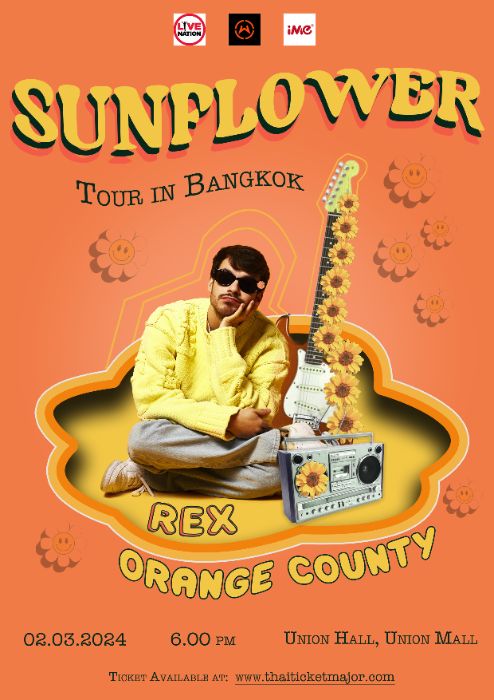 Sunflower concert by Rex Orange County