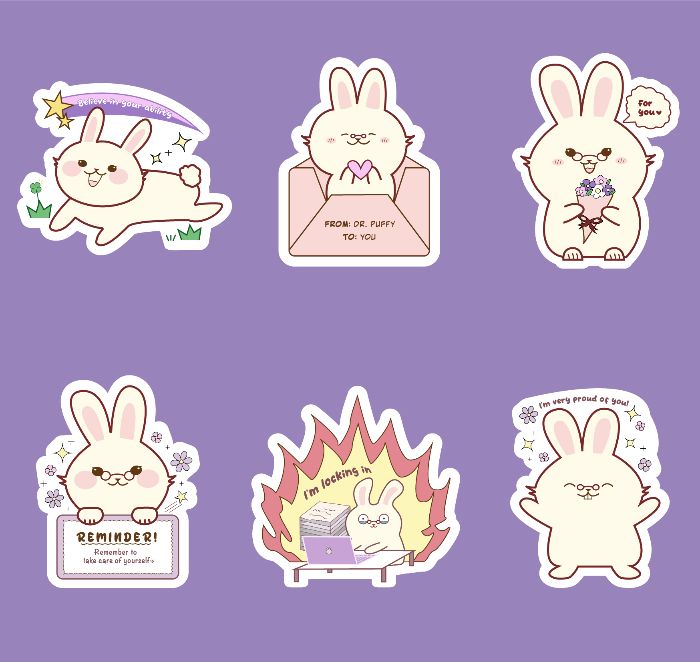 Stickers Thỏ