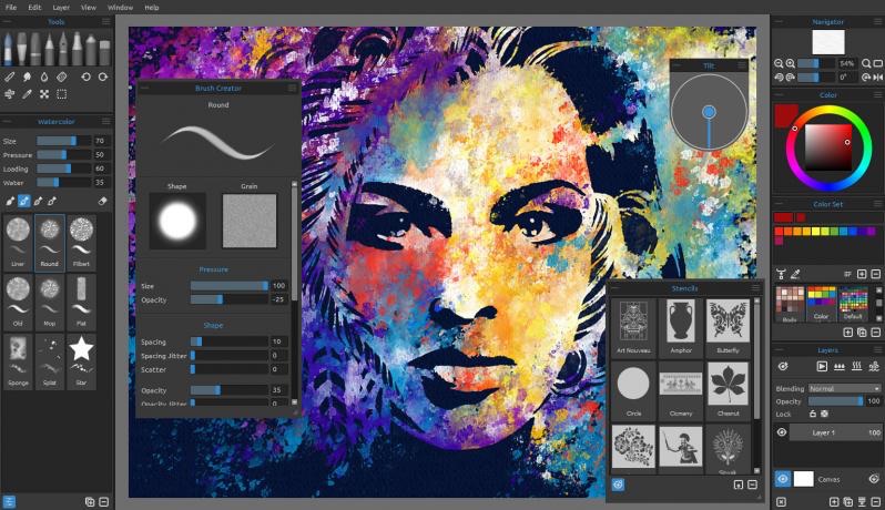 Phần mềm hữu ích trong Digital Painting - Rebelle 7