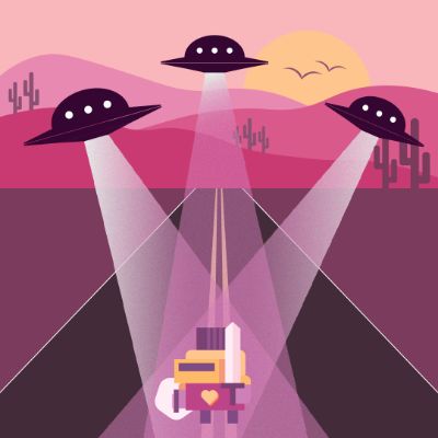 Caught by aliens