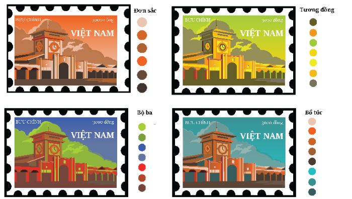 Bộ sưu tập tem - Chợ Bến Thành