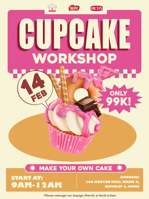Cupcake Workshop Event