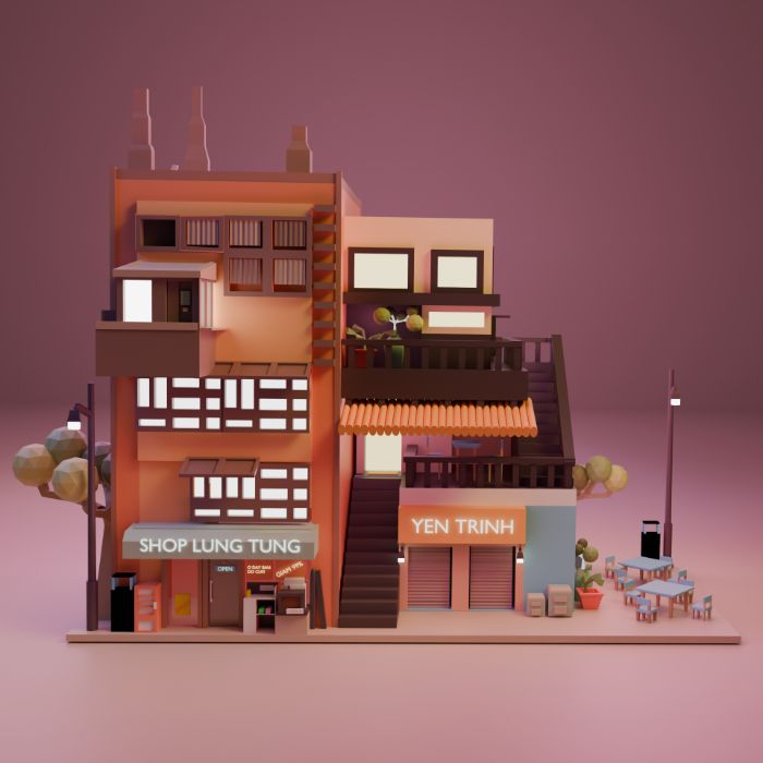 Shop lung tung 3D