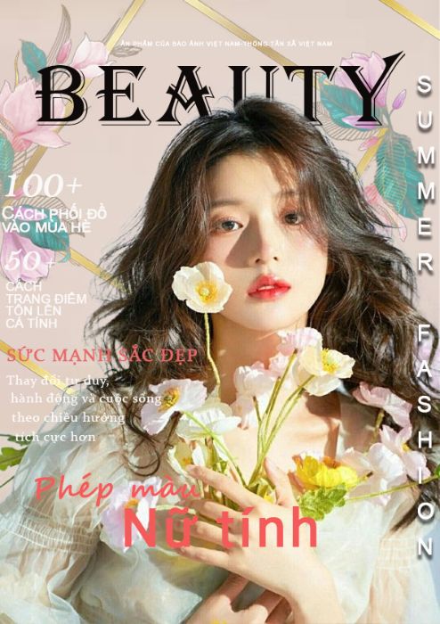 Bài tập thiết kế Magazine cover buổi 3