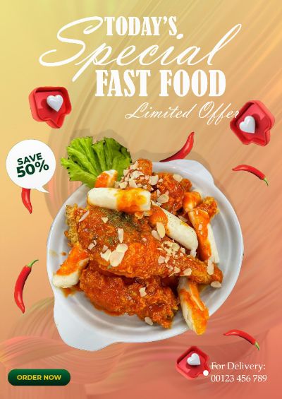 Chicken discount 50%