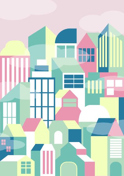 Flat Cityscape