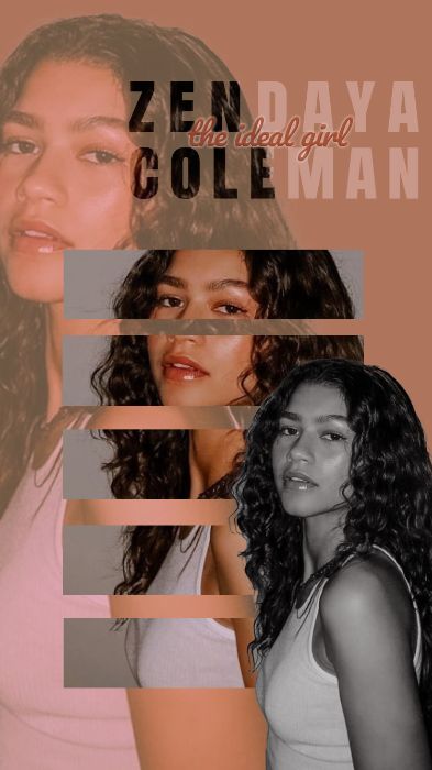 Zendaya poster - Clipping mask practice