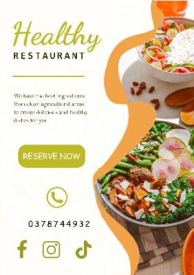 Một nhà hàng về đồ ăn lành mạnh cho sức khỏe