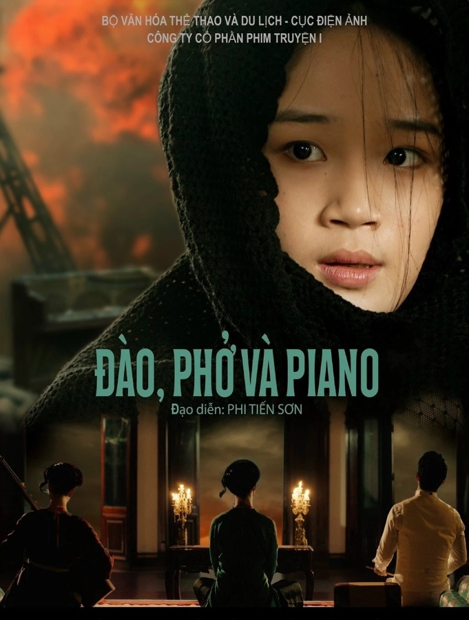 Poster phim Đào, Phở và Piano được tạo ra nhờ kỹ năng thiết kế đồ hoạ