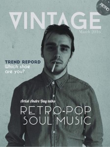 bìa báo vintage magazine.