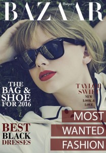 taylor swift on harper  s bazaar