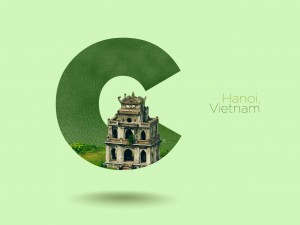 có anh học viên hỏi nên mình thử làm lại 1 chút trên ý tưởng đó :d bức này chủ yếu mình sử dụng clipping mask rồi chọn thêm vùng để tháp rùa nó   lòi   ra   