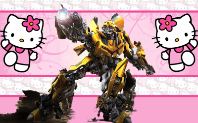bumblebee x hello kitty 