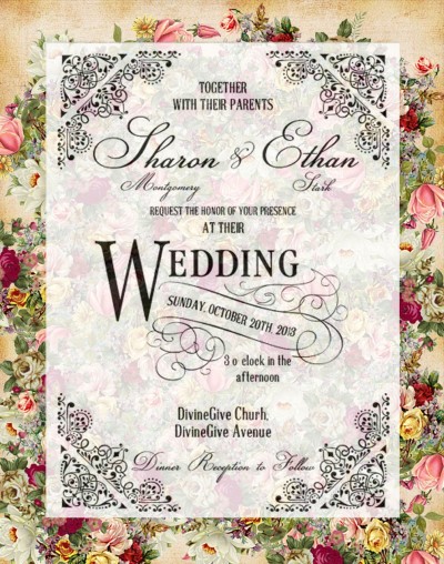 wedding invitation