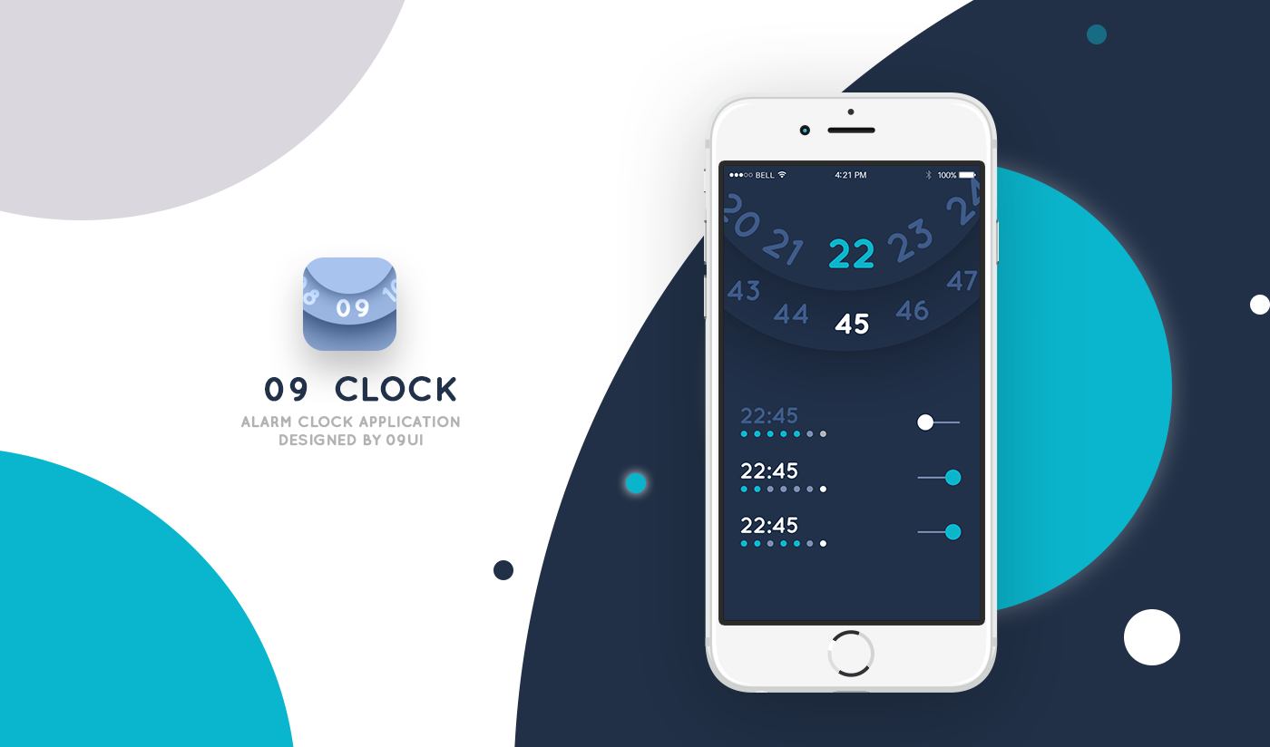 [DESIGN CAMP #10] - UI DESIGN FOR ALARM CLOCK APPLICATION