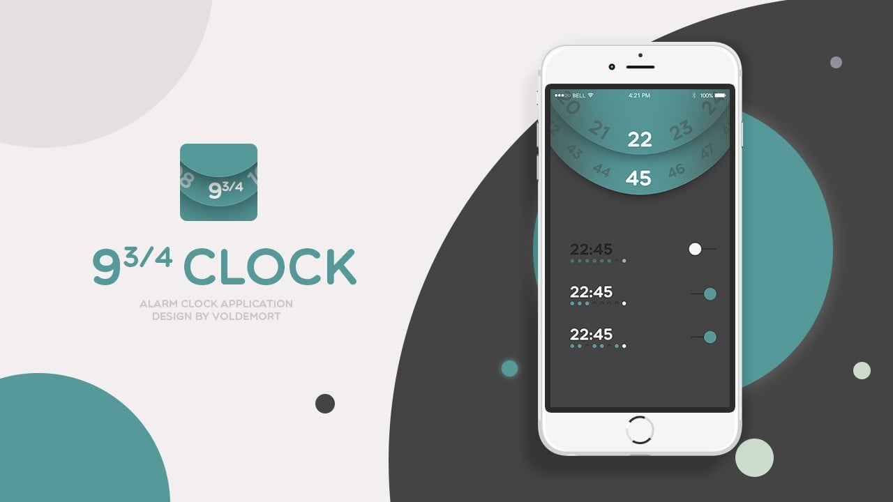 ALARM CLOCK UI | DESIGNCAMP#10