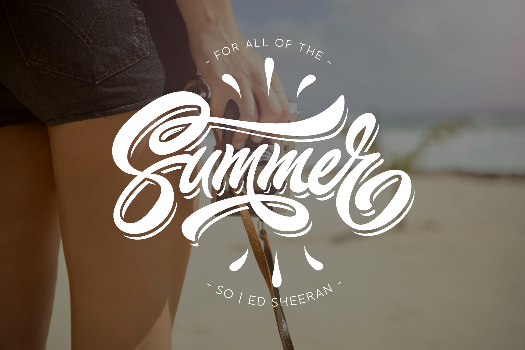 ED SHEERAN HAND LETTERING LYRICS | DESIGNCAMP#11