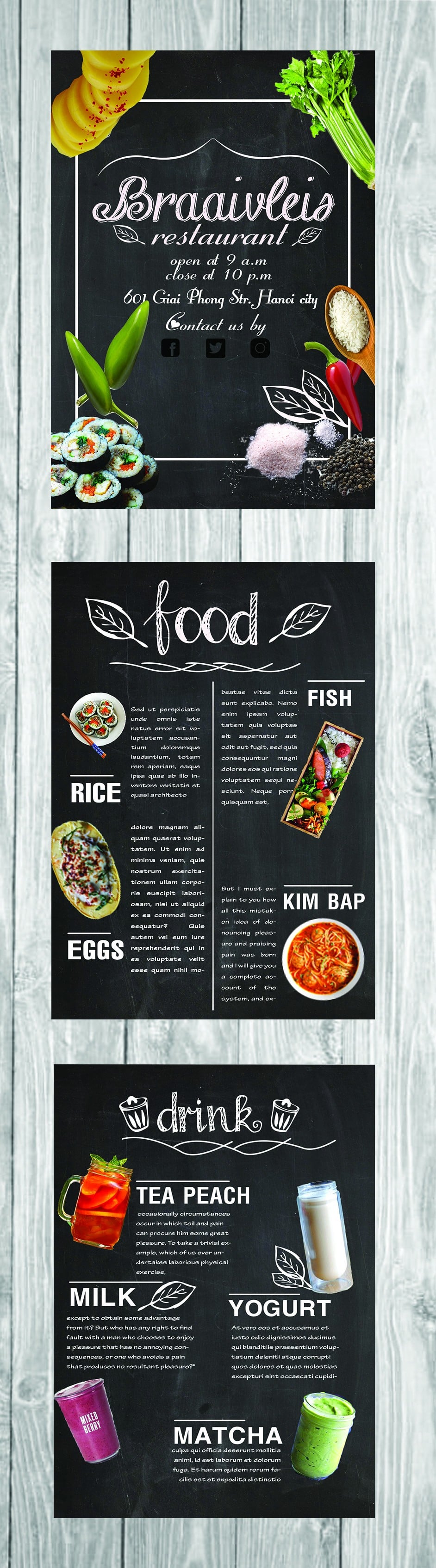 DEMO MENU RESTAURANT