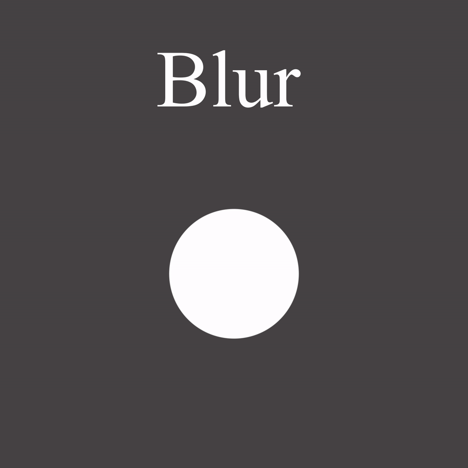 [ AFTER EFFECTS] BLUR