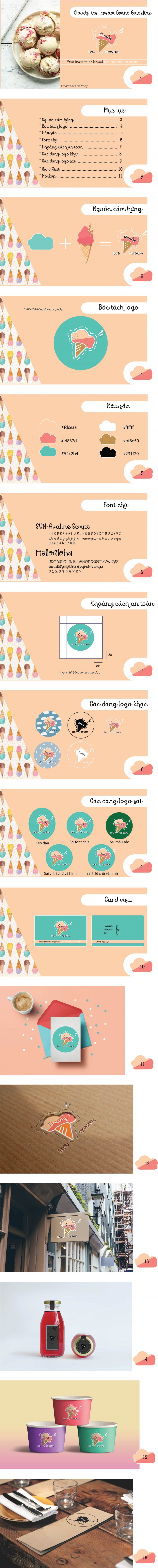 [BTCK] AI 16.4 - Lê Mai Trang - Cloudy Ice Cream Brand Guideline