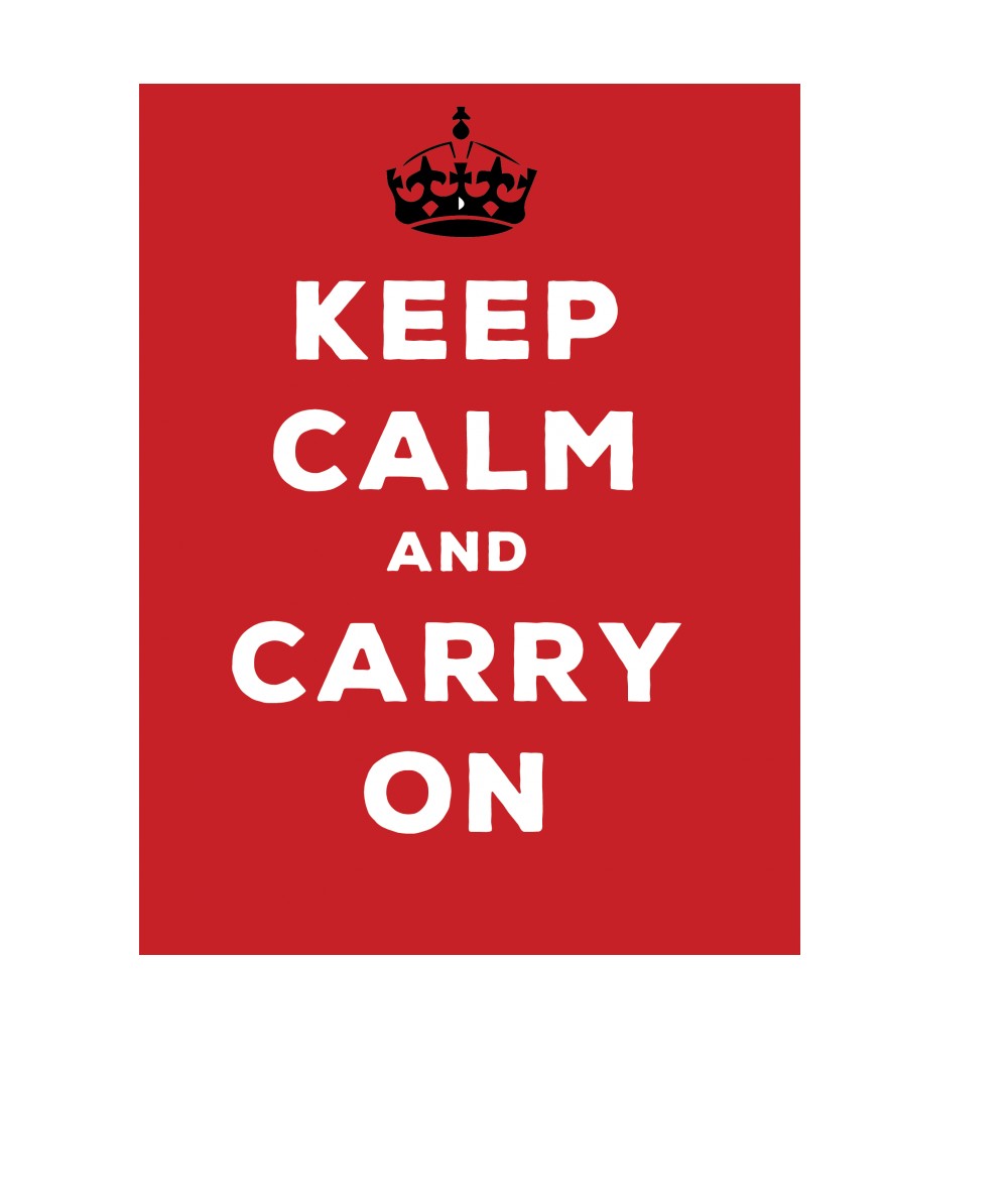 Keep calm dear