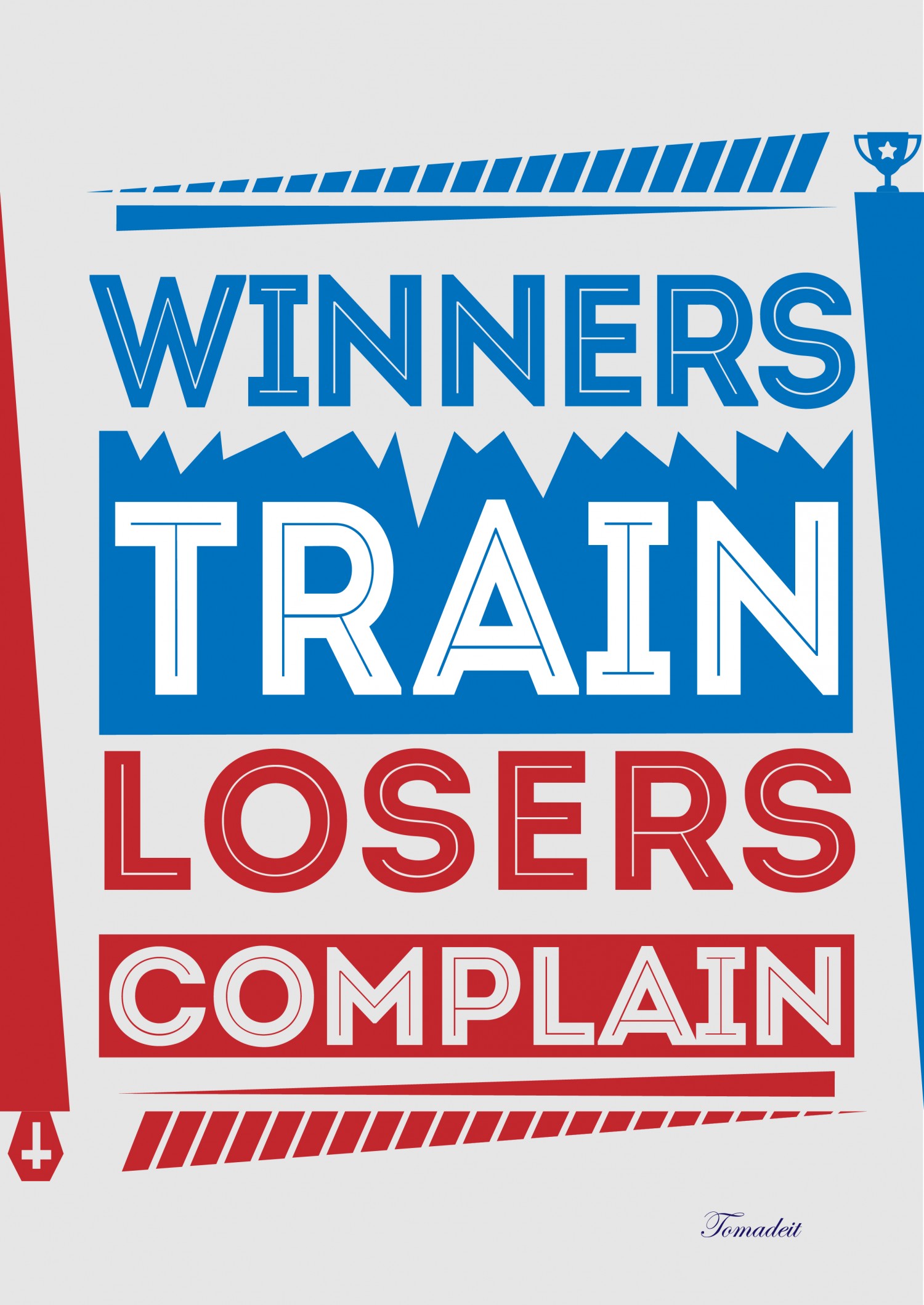 Winner train, Loser complain
