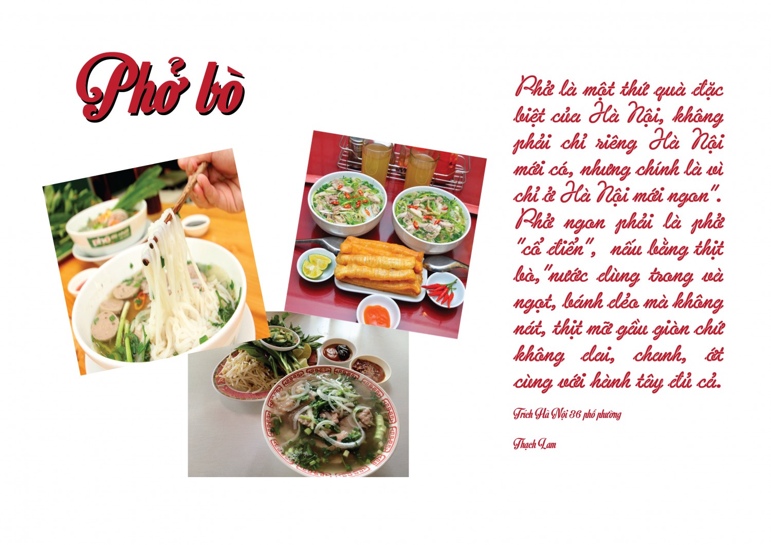 Phở bò   sửa lại bài cũ 