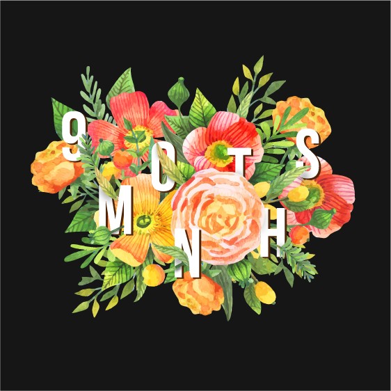 Flower Typography