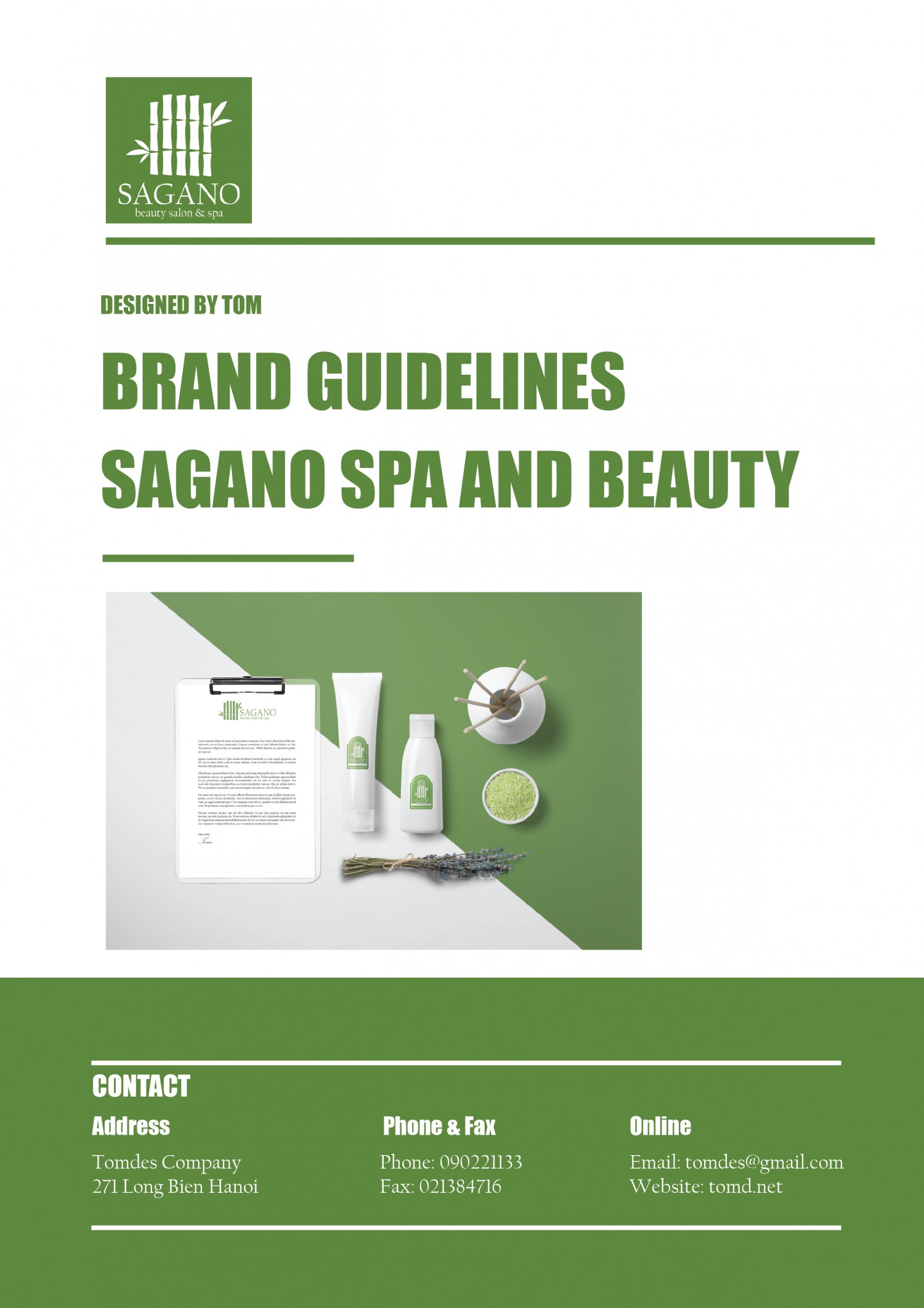 SAGANO SPA - BRAND GUIDELINES