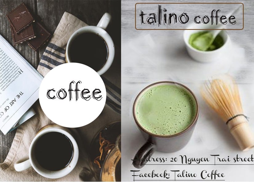 menu Talino coffee