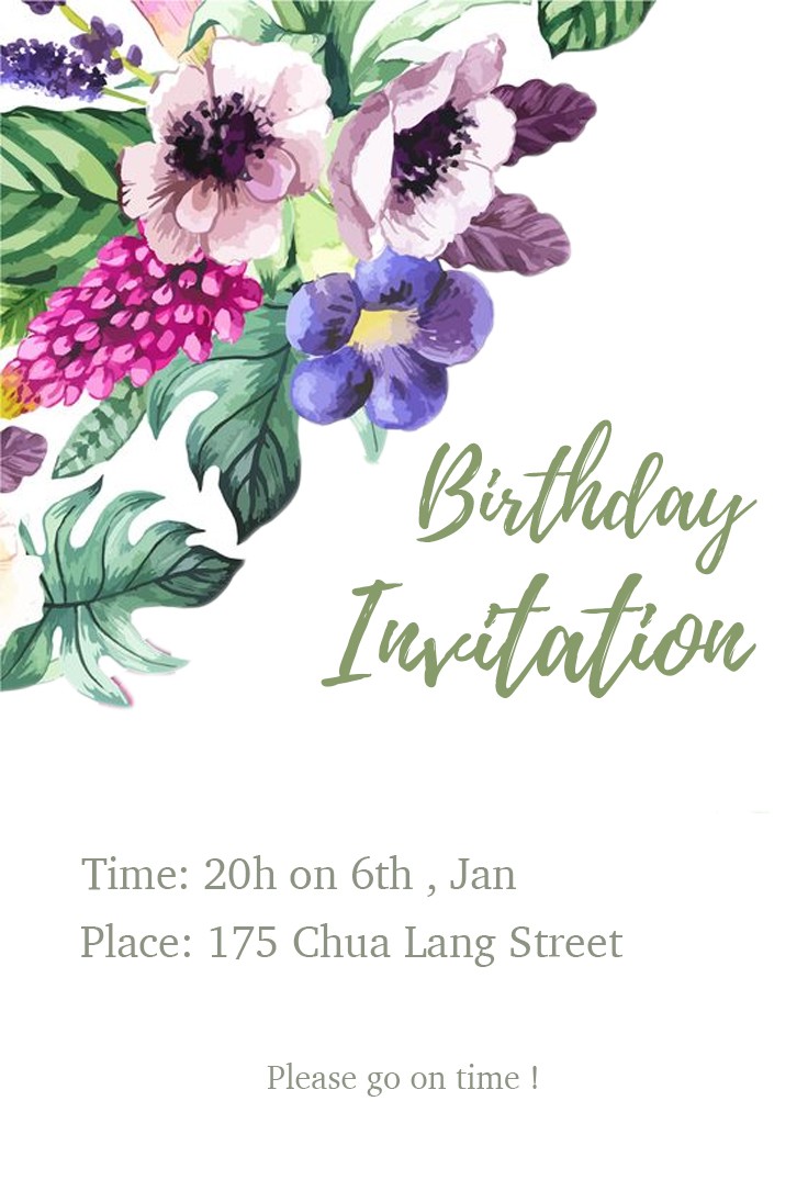 Trần Võ Đức Hiền _ floral  