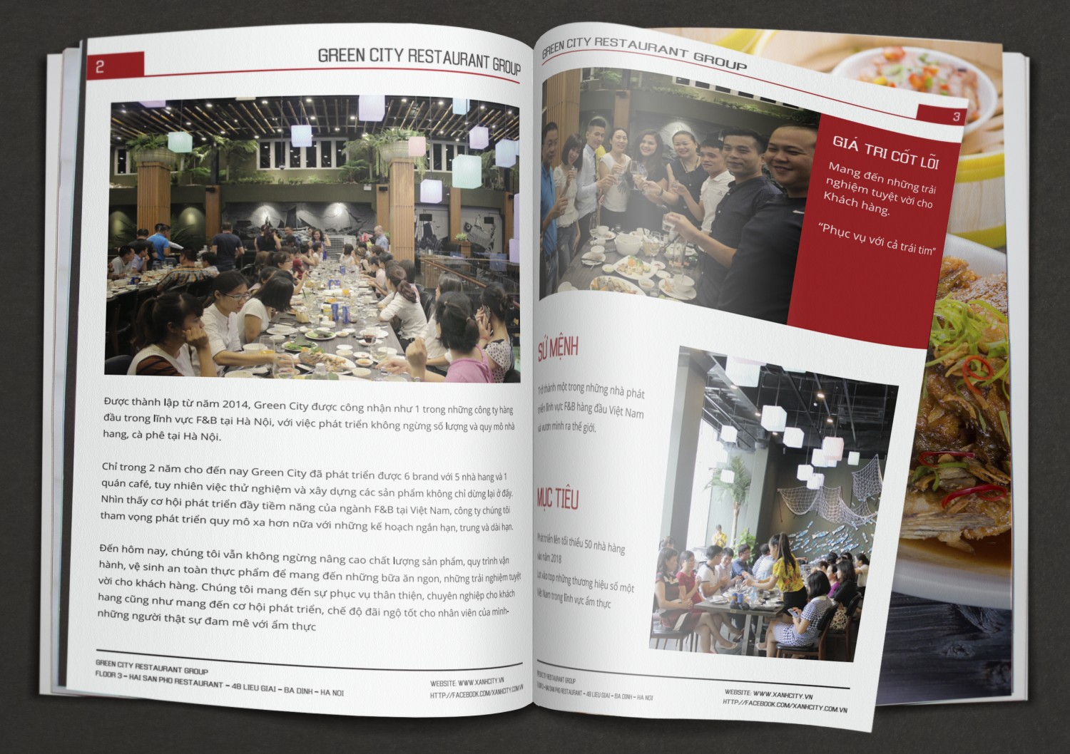 BT cuối kì - Magazine - Chủ Đề Green City Restaurant Group 