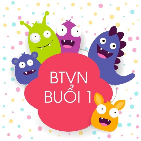 BTVN buổi 1