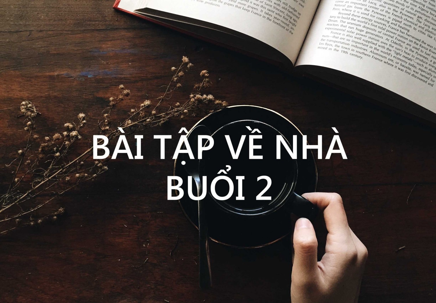 BTVN BUỔI 2