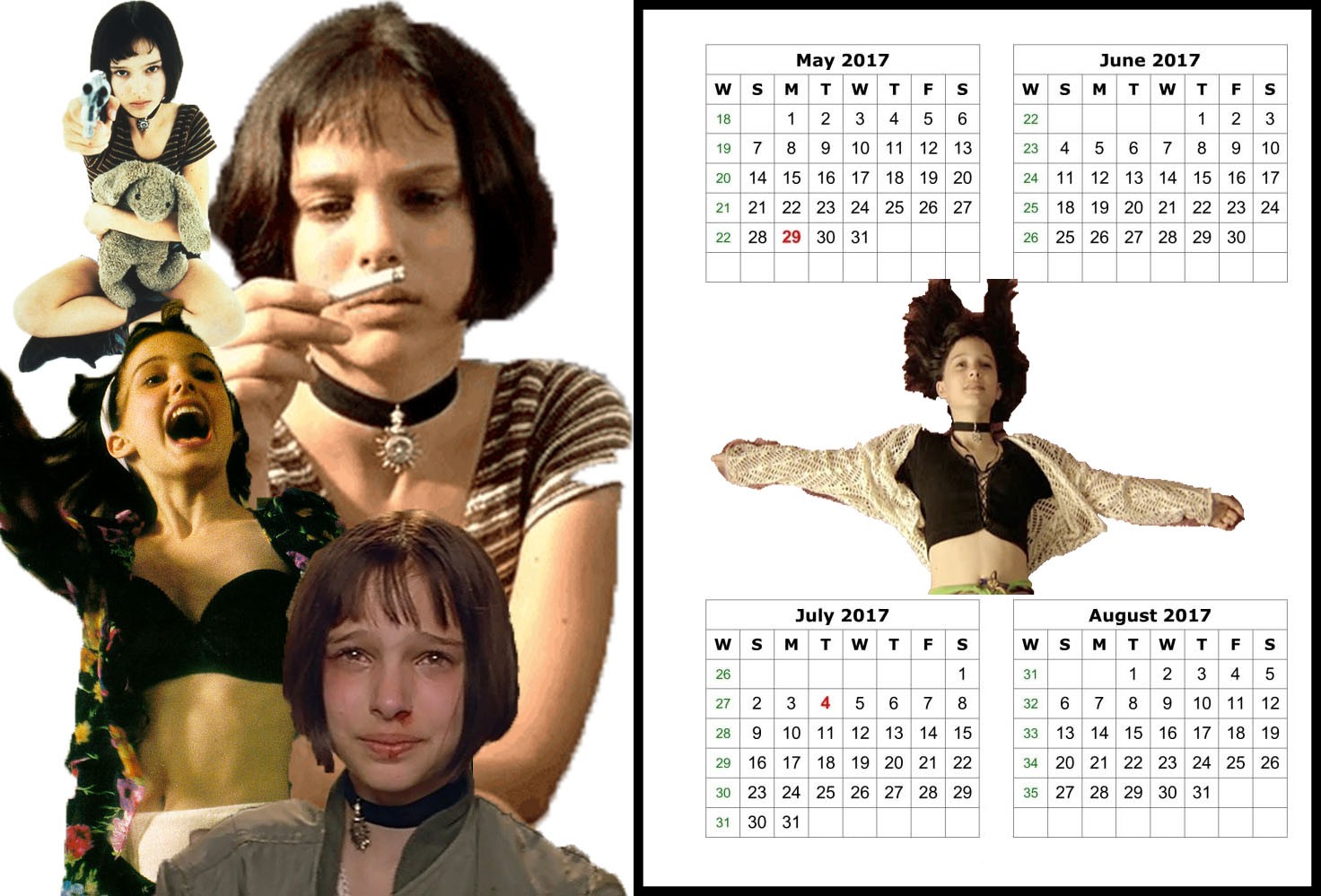 Léon: The Professional   movie calendar 
