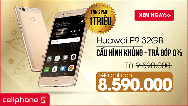 Huawei P9 Cốc Cốc Banner