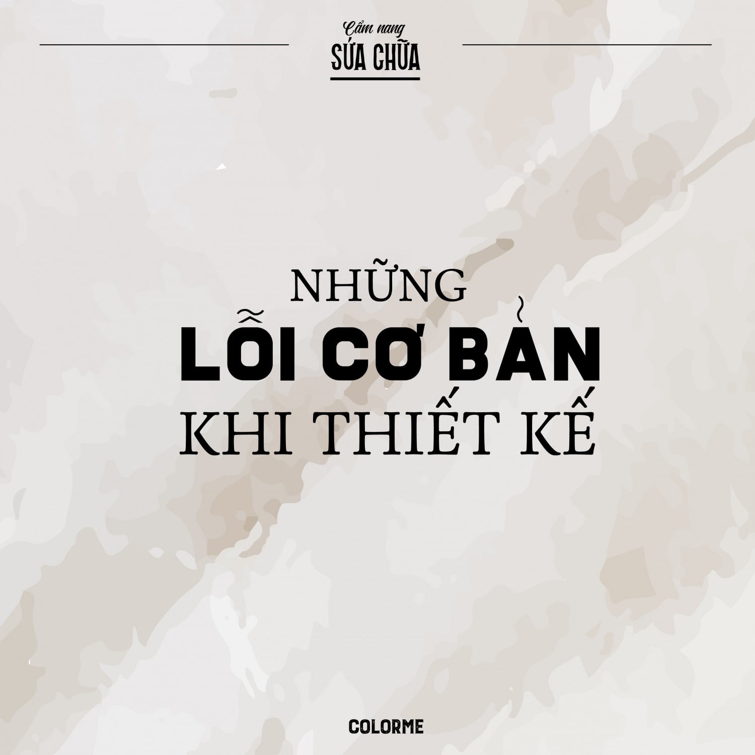 NHỮNG LỖI CƠ BẢN KHI THIẾT KẾ