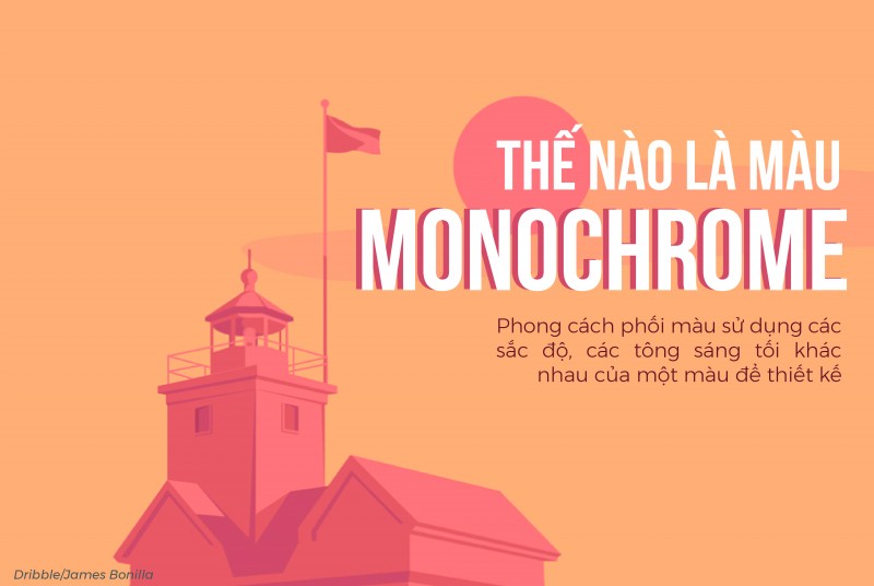 Bí kíp thiết kế sử dụng màu monochrome