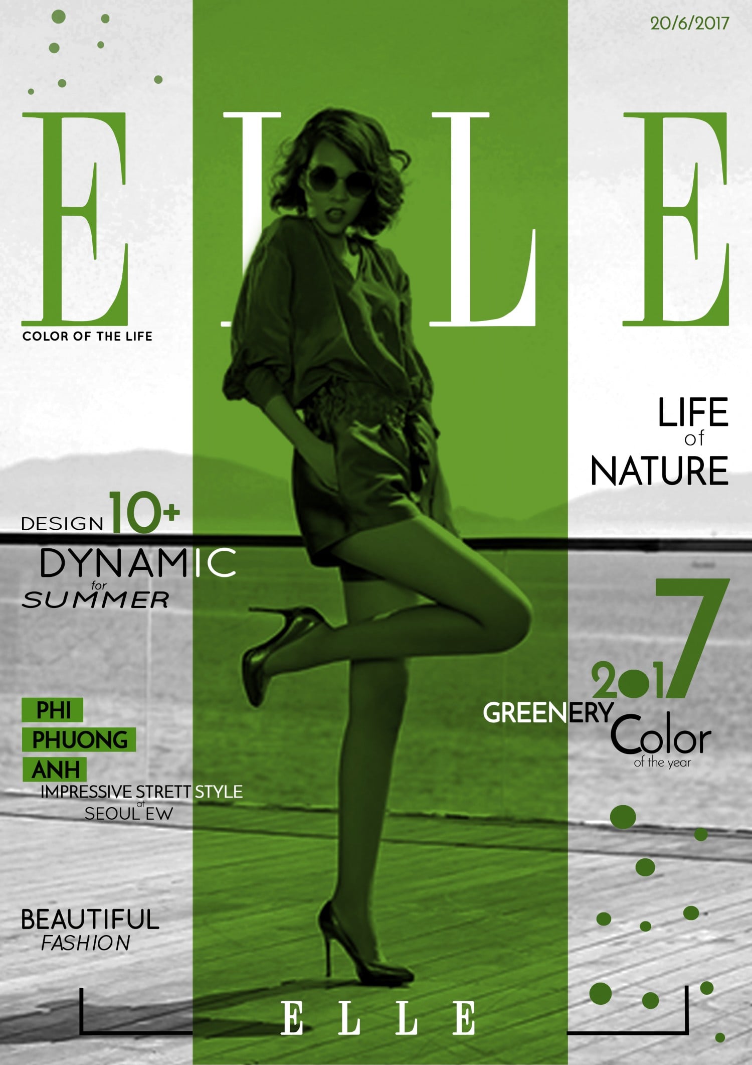 BTVN  B3. ELLE MAGAZINE COVER