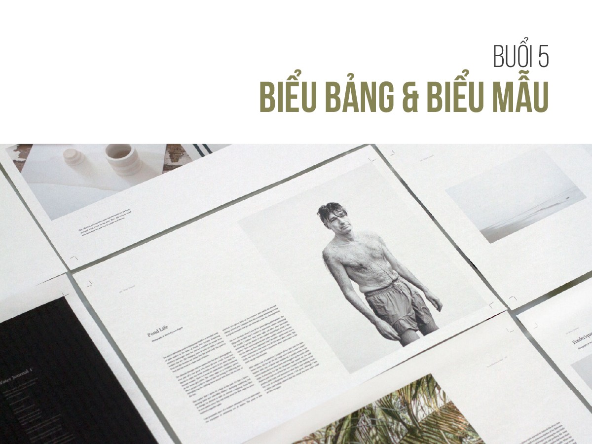 BTVN B5 - Biểu bảng & Biểu mẫu