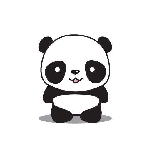 The 2nd assignment - Cute panda stickers and Logos 