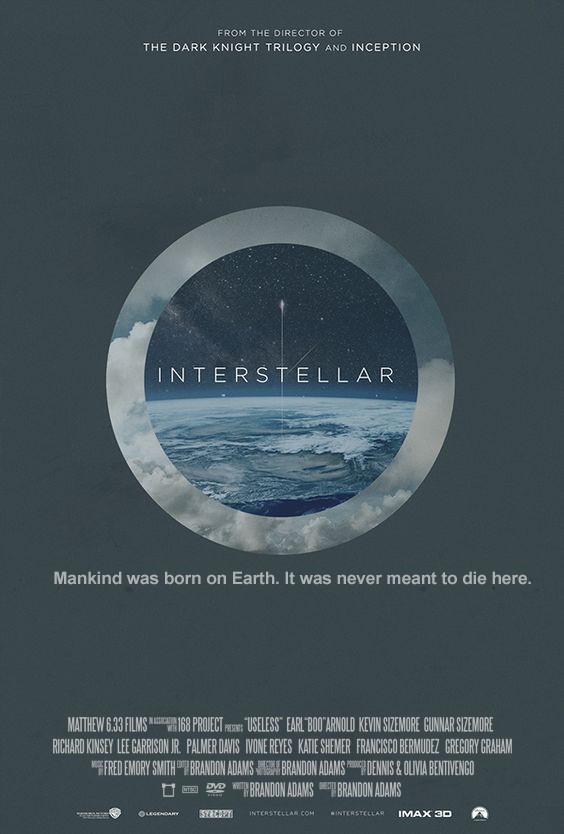 Poster Film Interstellar!
