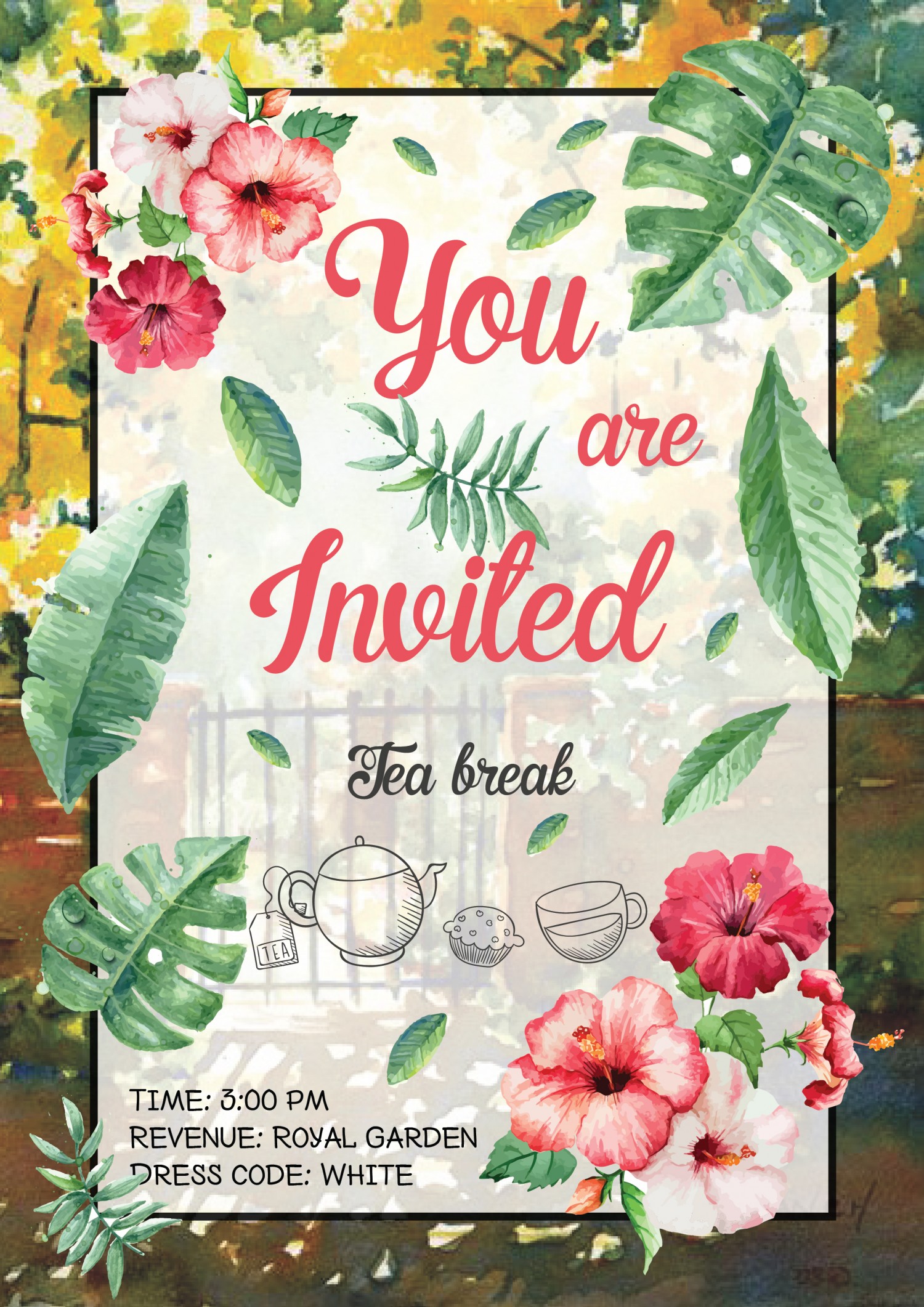 Tea break Invitation