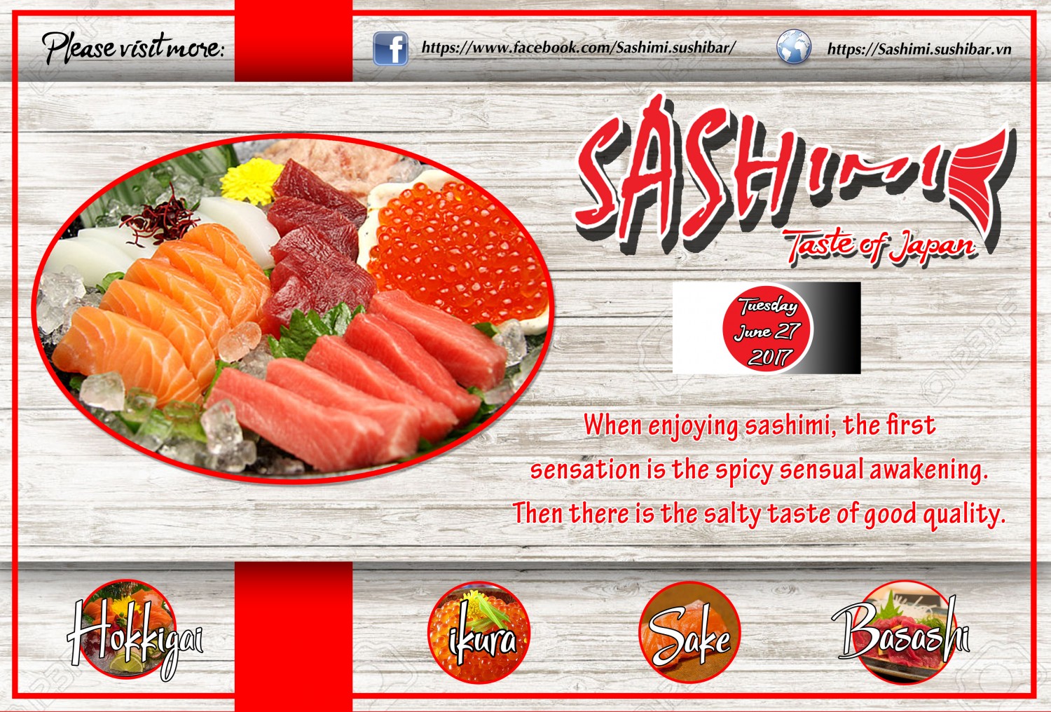 bài tập nhóm: Poster sashimi