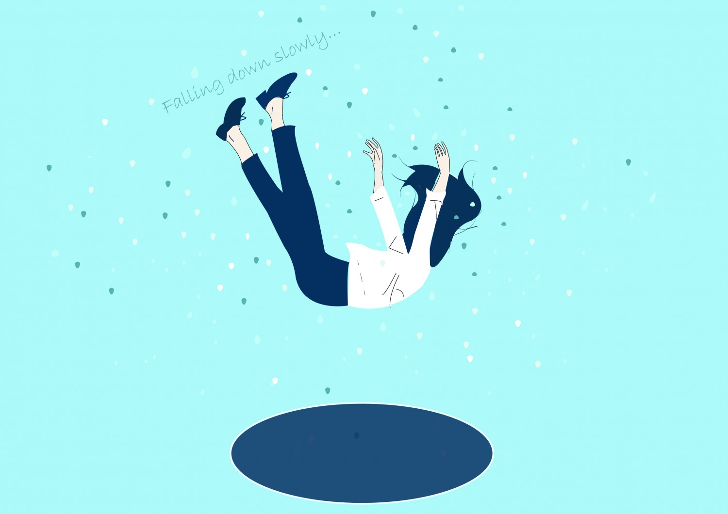 Falling down
